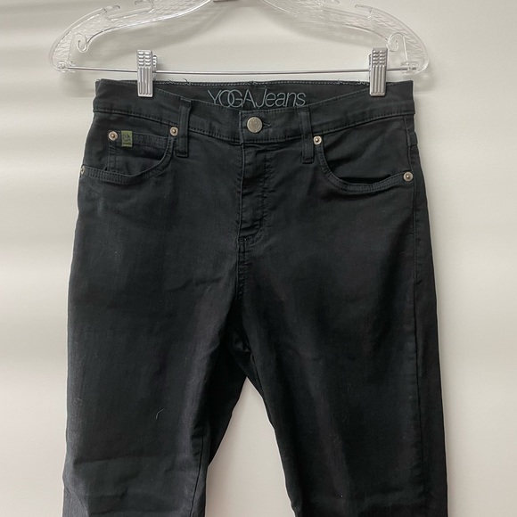 YogaJeans black midrise skinny 27 - Picture 3 of 5
